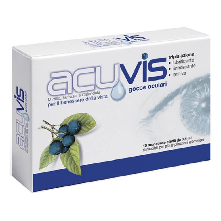 ACUVIS GOCCE OCUL 10FL 0,5ML