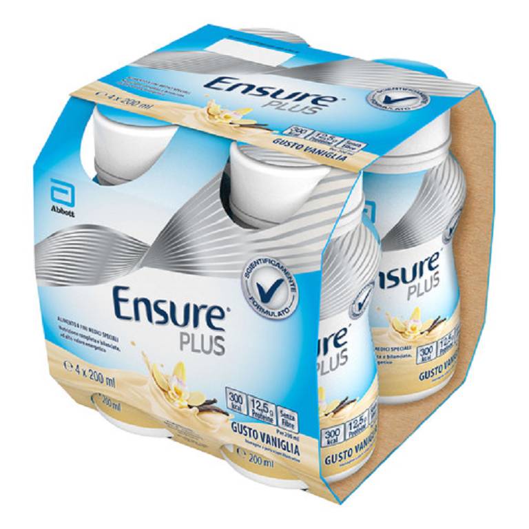 ENSURE PLUS VANIGLIA 4X200ML